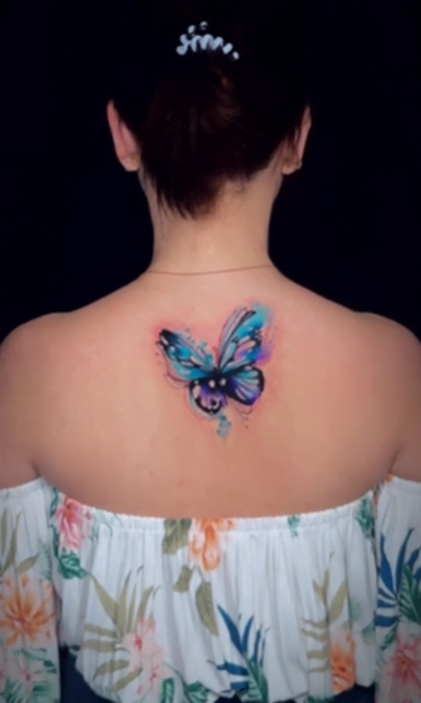 Watercolor Butterfly  Tatto