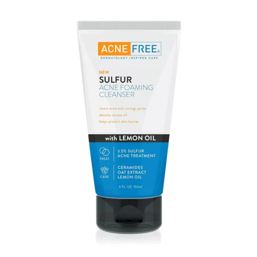 Acnefree Sulfur Acne Foaming Cleanser