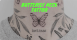 40 Stunning Butterfly Neck Tattoo in 2023